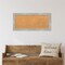 Cork Board, Dove Greywash Narrow Frame - Bulletin Board, Organization Board, Pin Board